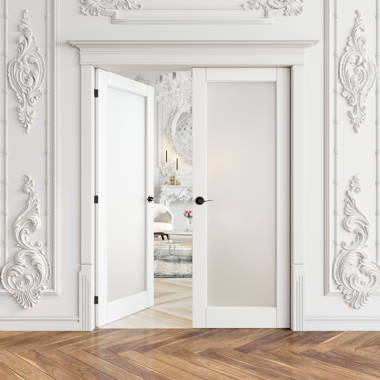 Decorative frosted deals glass interior doors